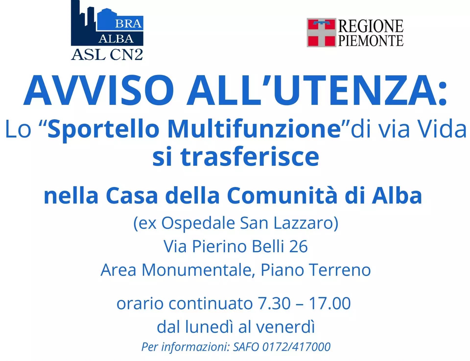 sportello multifunzione